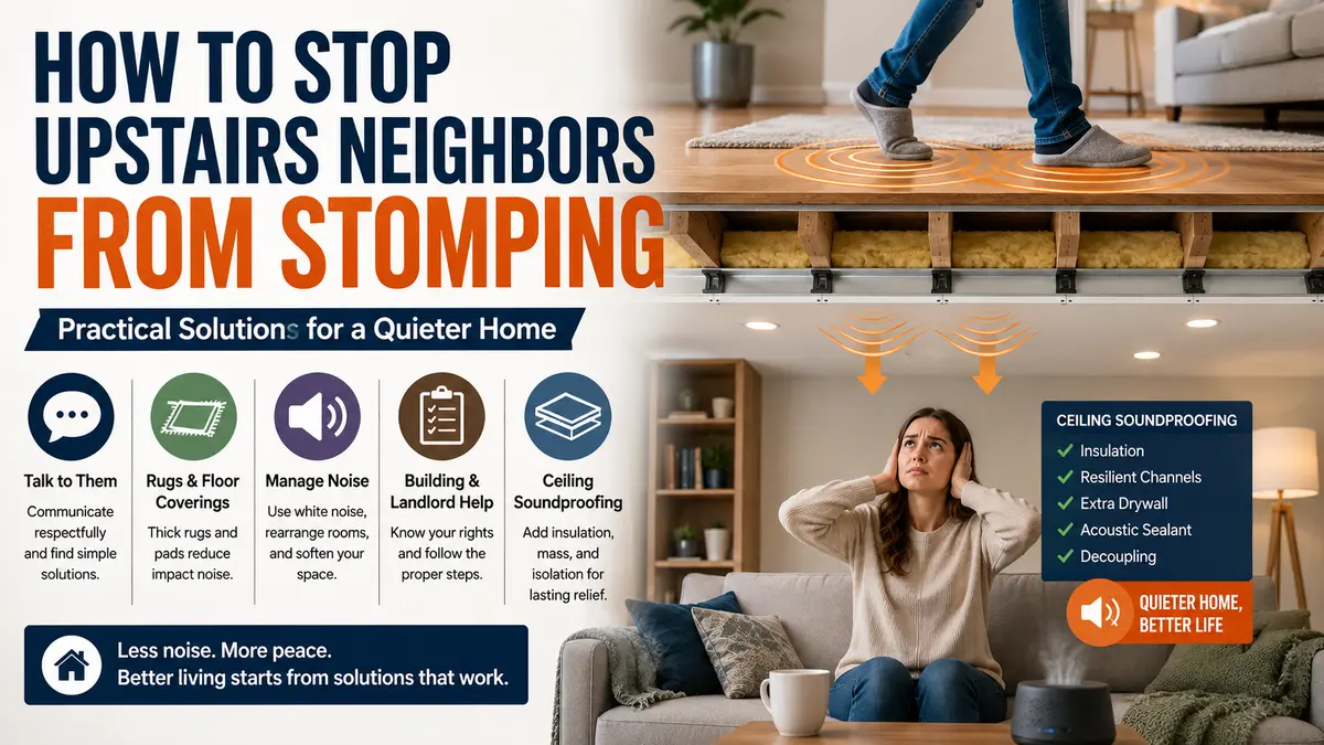 How to Stop Upstairs Neighbors From Stomping